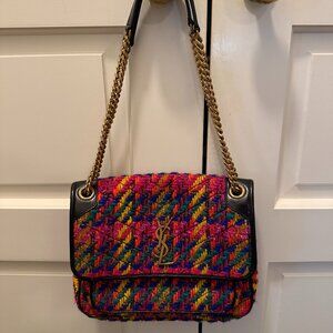 YSL Medium Niki Chain Bag in Multicolor